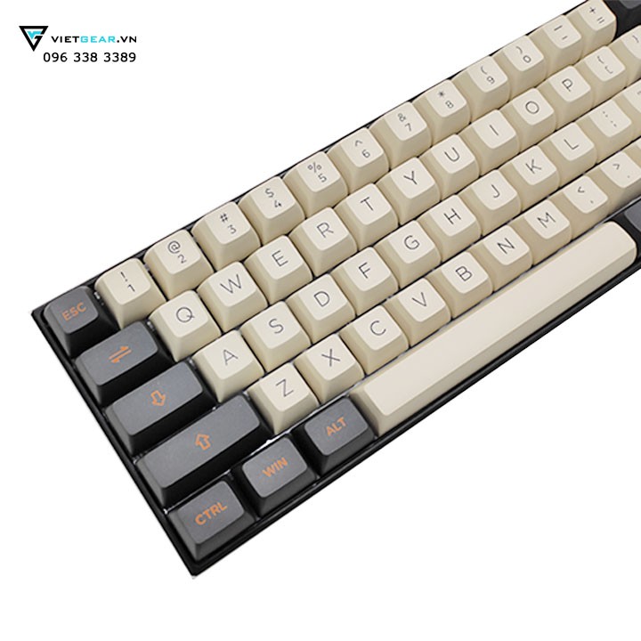 [Mã SKAMSALE03 giảm 10% đơn 200k] Bộ nút bàn phím Akko Carbon ASA profile thick pbt double shot 158 nút