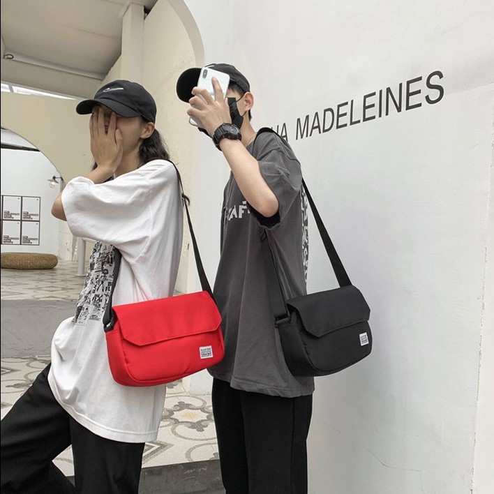 Túi đeo chéo nam Unisex Messenger phong cách Street Wear vải canvas bền đẹp TC87