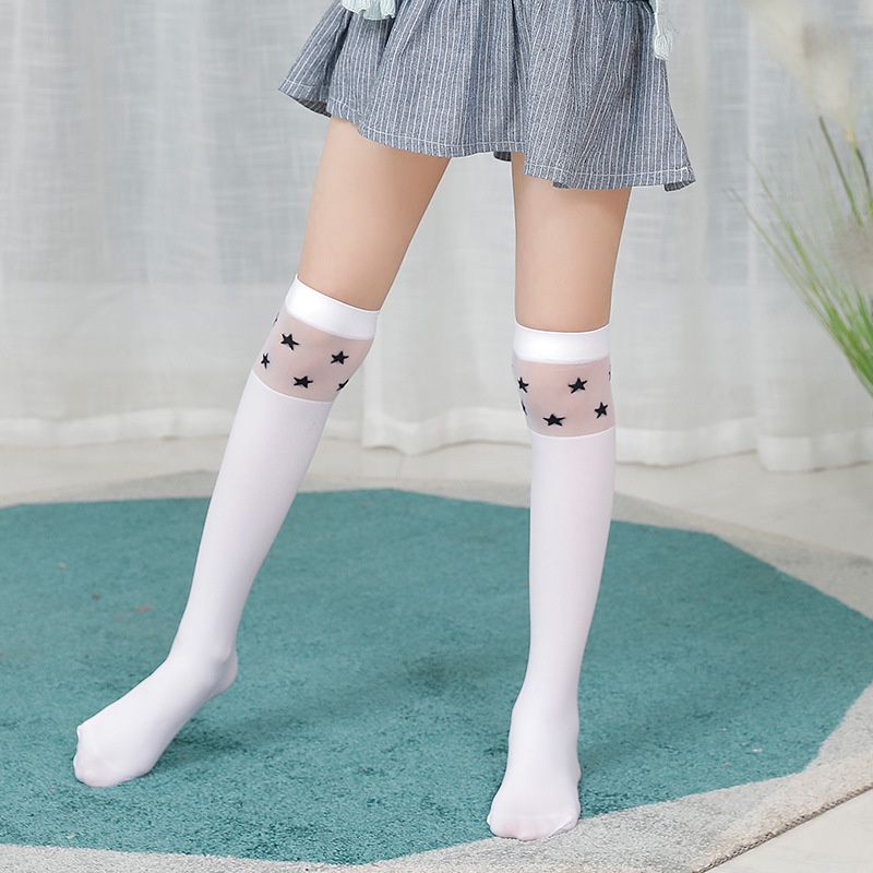Vớ Dài Đến Đầu Gối Siêu Nhẹ Thoáng Khí Cho Bé Gái