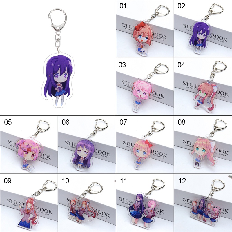 Tmdbyx Móc Khóa In Hình Nhân Vật Yuri Natsuki Monika