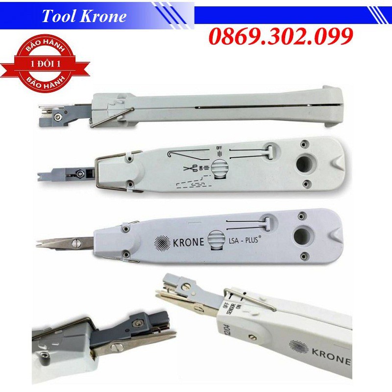 Tool nhấn mạng Krone màu Trắng