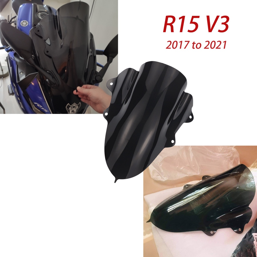 〓Neeko〓 Kính Chắn Gió Cho Xe Mô Tô Yamaha R15V3 YZF R15 V3 2021
