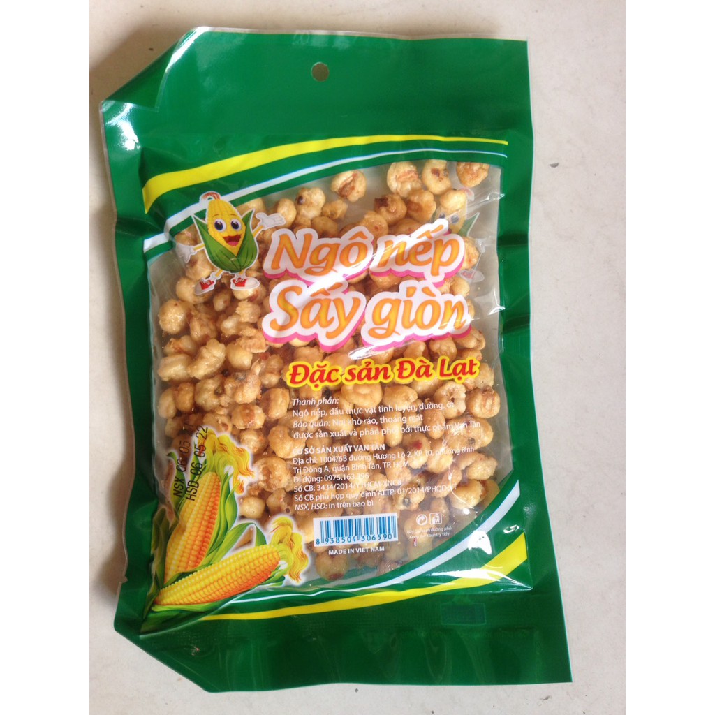 [Gói] Ngô nếp sấy giòn hàng chuẩn loại 1 gói 70gram