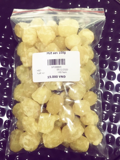 100g mứt sen trần làm nhân bánh trung thu thập cẩm