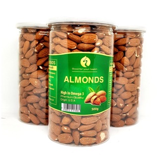 1 kg hạnh nhân nhân/hạnh nhân đã tách vỏ của mỹ còn nguyên vị