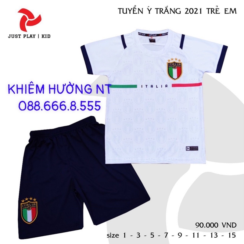 Áo Bóng Đá Trẻ Em Siêu Dễ Thương Nhiều Mẫu đẹp Size 1 - Size 15 Thun lạnh Xịn Xò