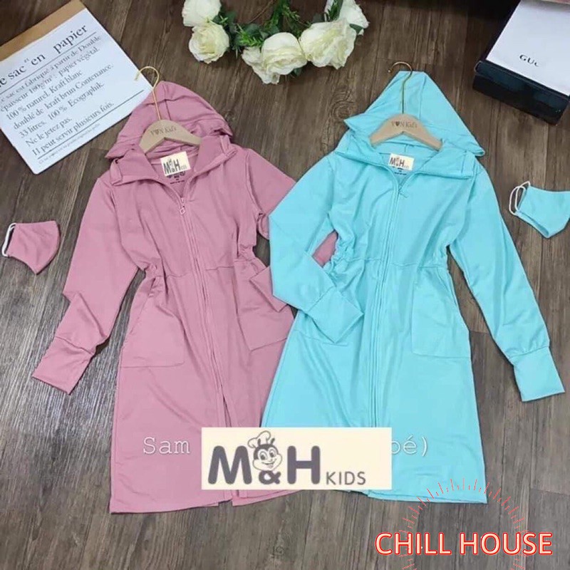 Áo nắng toàn thân cho bé vải thông hơi thoáng mát - CHILLHOUSE