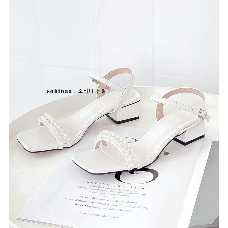 Bigsize sandal dây hai mảnh phối ngọc(size 35-44)