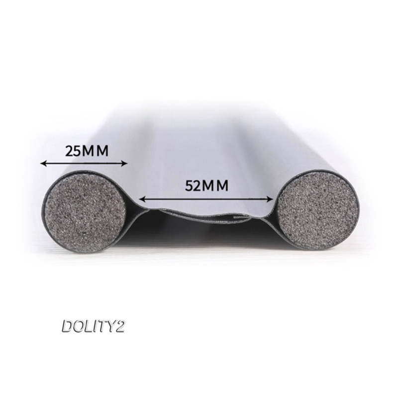 [Dolity2] Dải Xốp Dán Dưới Đáy Cửa Cách Âm An Toàn Màu Xám