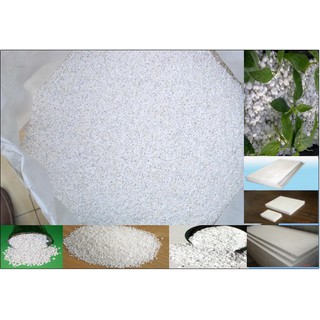 Giá thể trồng đá Perlite_đá trân châu dùng giữ ẩm, tơi xốp đất, trộn giá thể trồng cây túi 10L