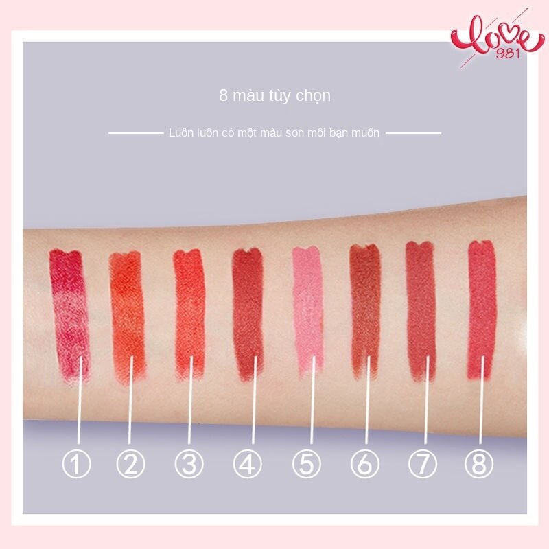 (Hàng Mới Về) Son Môi Chống Thấm Nước Lâu Trôi Không Phai Mềm Mịn Như Nhung | BigBuy360 - bigbuy360.vn