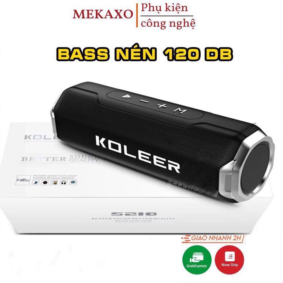 LOA BLUETOOTH MINI KOLEER LOẠI 1 BASS NÉN KHOẺ CÔNG SUẤT 120 DB - BH 12 THÁNG