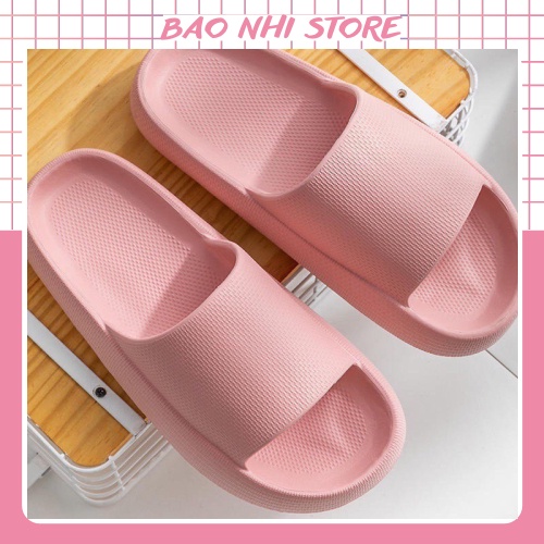 ⚡HÀNG MỚI VỀ⚡ Dép Quai Ngang Nam,Nữ Đế Bánh Mì Trơn Đế Cao 88222 BAONHISHOP