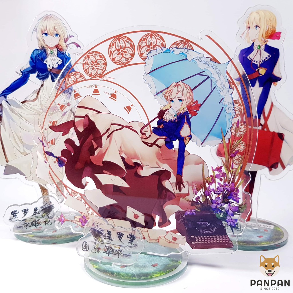 Mô Hình Standee acrylic anime hình Violet Evergarden