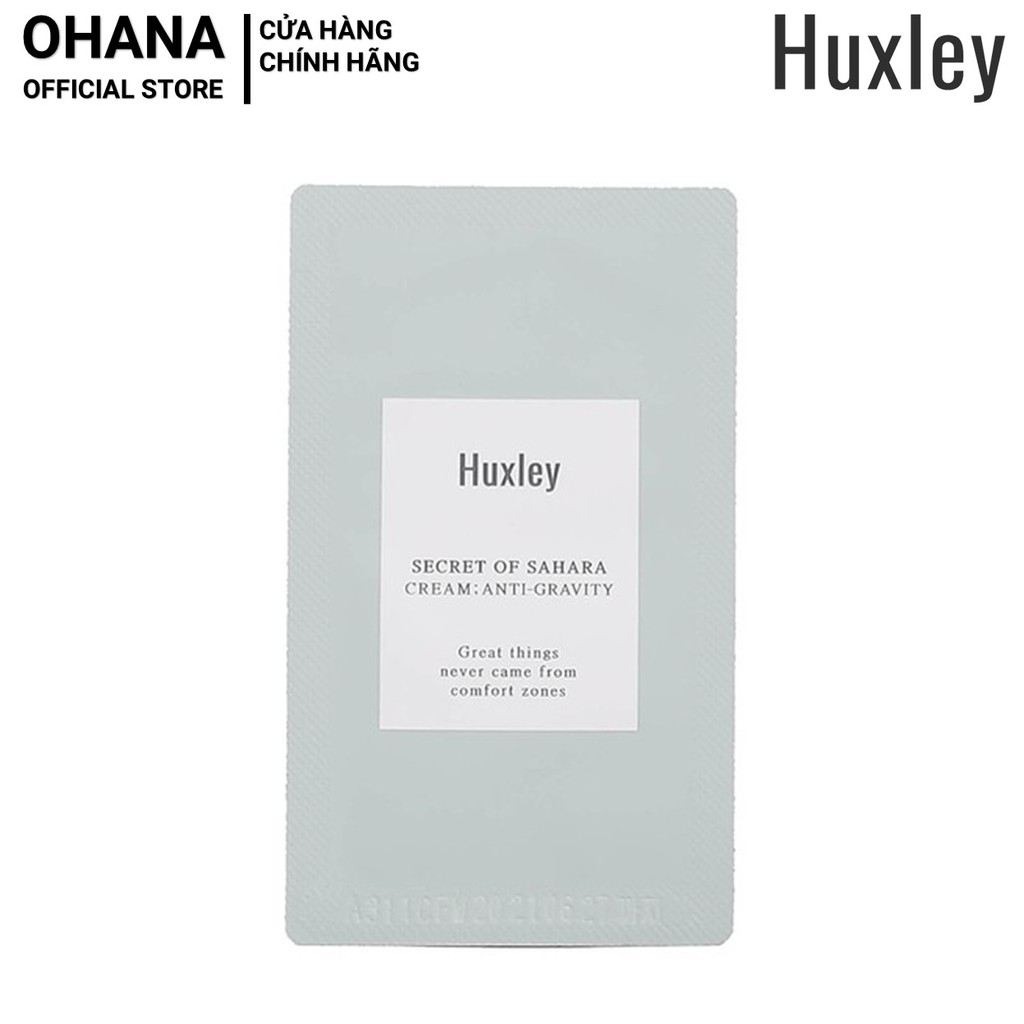 Kem Dưỡng Sáng Da, Chống Lão Hóa Huxley Cream; Anti Gravity 1ml - Sample Size
