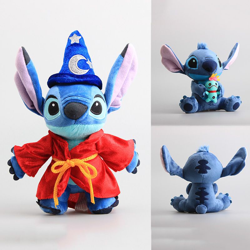 DISNEY Đồ chơi nhồi bông Hình stitch Và Crump 25cm / 9.6 &quot;