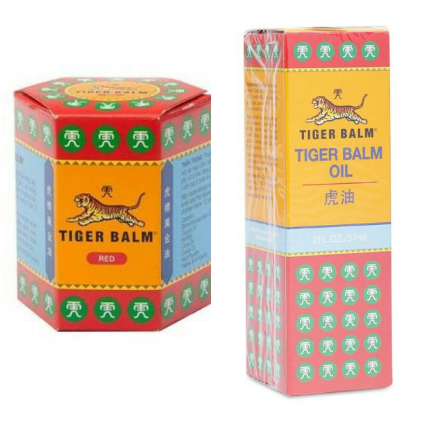 Combo dầu con cọp Tiger Balm Red 30g và dầu nước con cọp Tiger Balm 57ml - Singapore