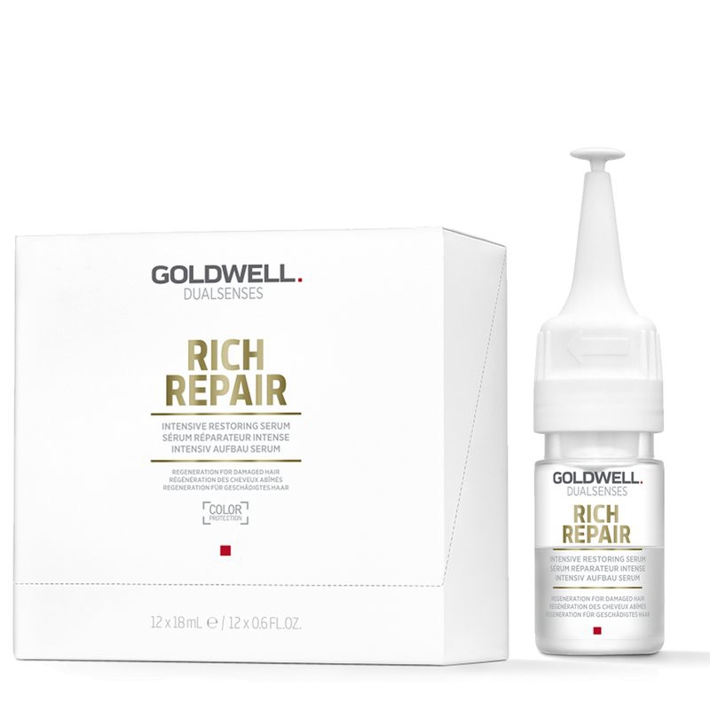 Tinh chất dưỡng tóc và chăm sóc tóc hư tổn Goldwell Rich Repair 12x18ml