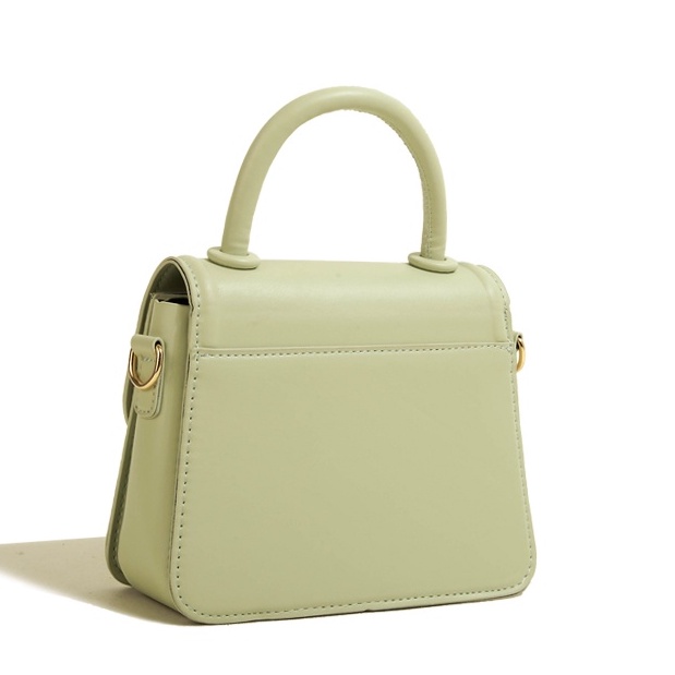 🌸Hàng Order🌸 Túi Xách Muzi&kai Chính Hãng Da Trơn Nắp Gập Dính Quai Sách Kèm Dây Đeo Sang Chảnh Nữ Tính 🌸 Quảng Châu