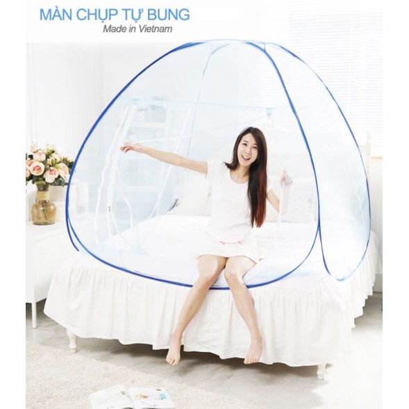 Màn Chụp Tự Bung Chống Muỗi cao cấp ♥️FREESHIP♥️ hàng việt nam 100%, bảo hành 18 tháng- mùng đỉnh chóp