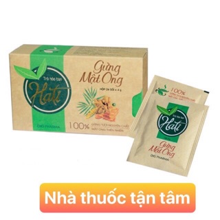 Trà gừng mật ong Hati DHG - Hộp 24 gói