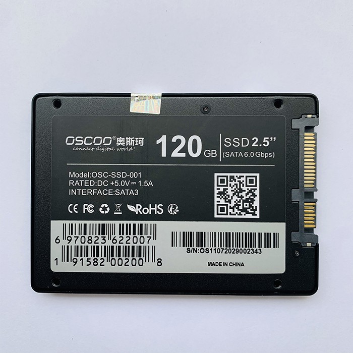 [Mã ELMS05 giảm 5% đơn 300k]Ổ cứng SSD 120GB OSCOO Chính hãng VSP phân phối | BigBuy360 - bigbuy360.vn