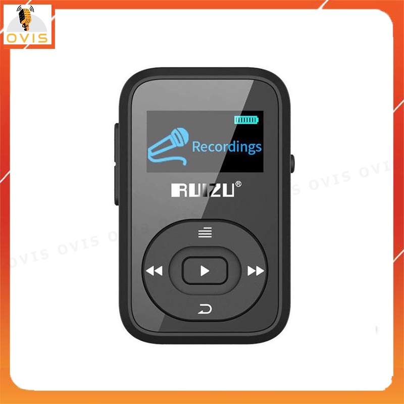 Ruizu X26 - Máy Nghe Nhạc Lossless Thể Thao, Hỗ Trợ Ghi Âm, FM, Bluetooth 4.0