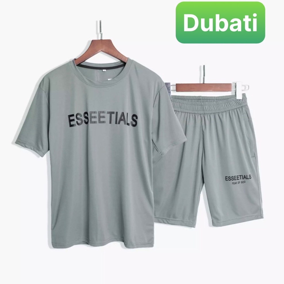 ĐỒ BỘ THỂ THAO ESSENTIALS SIÊU MỚI HOT, ĐỒ BỘ NAM, SET ĐỒ BỘ CHẤT VẢI HOT TREND 2022- DUBATI FASHION