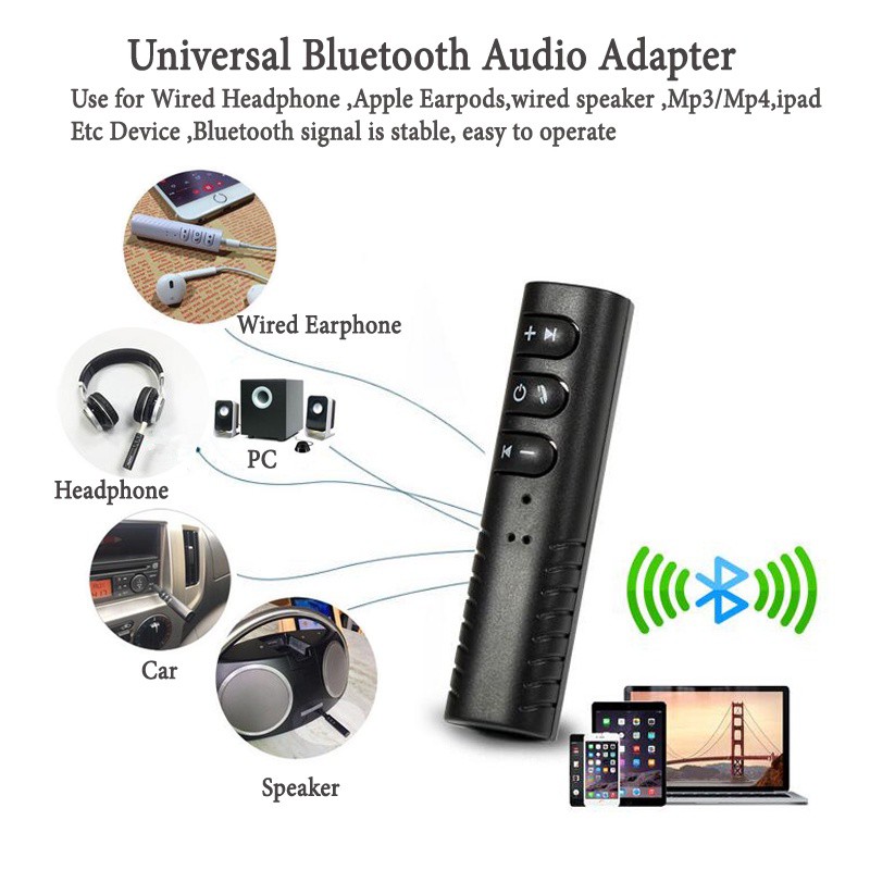 Bộ thu Bluetooth Audio 4.0 dành cho tai nghe, loa, thiết bị âm thanh cắm dây -DC2407