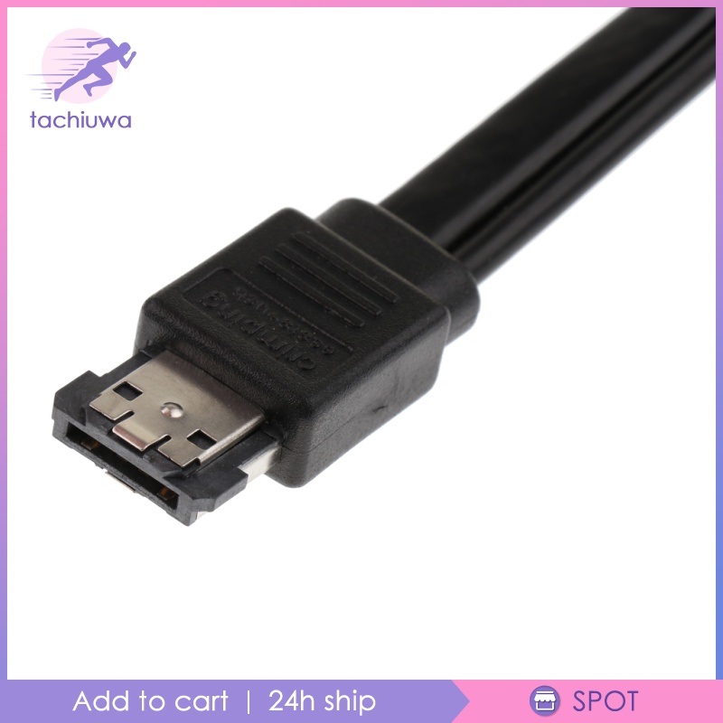 Dây Cáp Dữ Liệu Ổ Cứng Sata 22pin (7Pin + 15pin) Sang Esata Usb 2.0 Dài 20cm