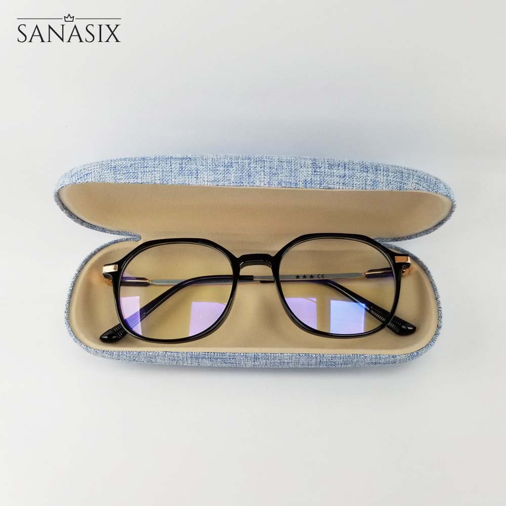 Gọng kính cận nữ - nam mắt cận tròn màu hồng, đen, tím, xanh chất liệu kim loại/nhựa 2503. Tròng giả cận 0 độ chống UV | BigBuy360 - bigbuy360.vn