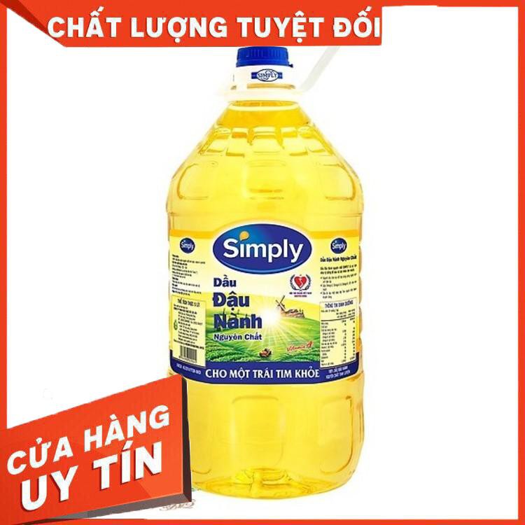 GIẢM GIÁ SỐC Dầu ăn đậu nành Simply - Can 5L