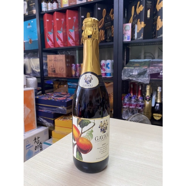 Thùng x 6 Chai Nước Nho Có Ga GAVIOLI 750ml