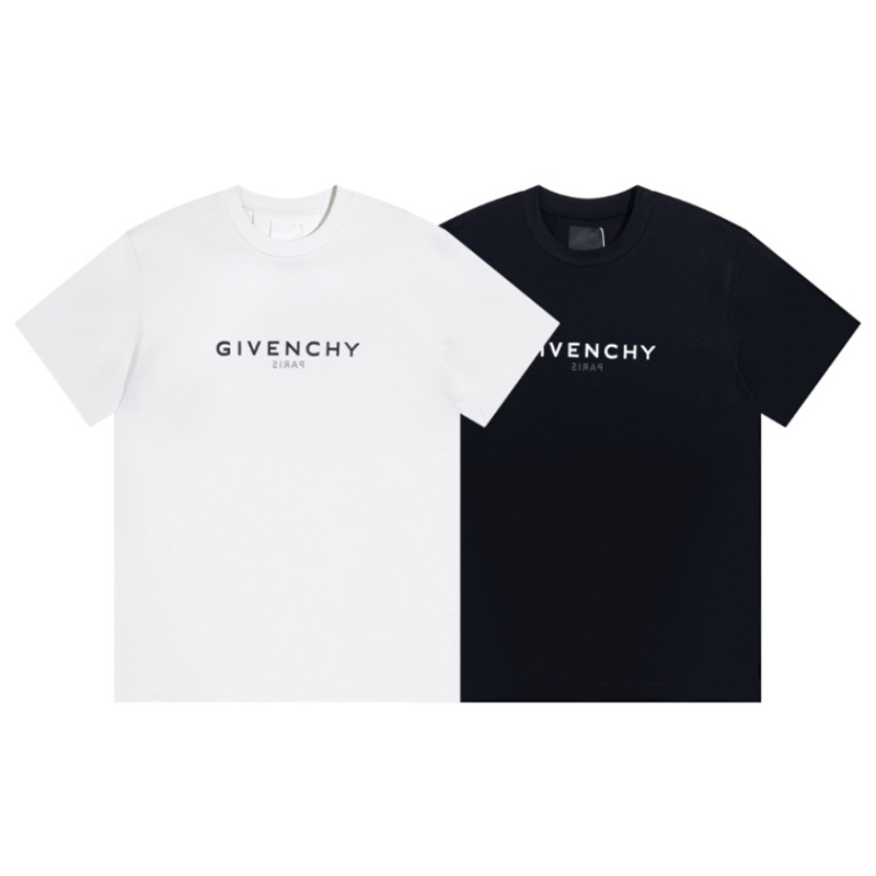 Áo Thun Cotton Ngắn Tay Thêu Chữ Trước Thời Trang Cho Cặp Đôi