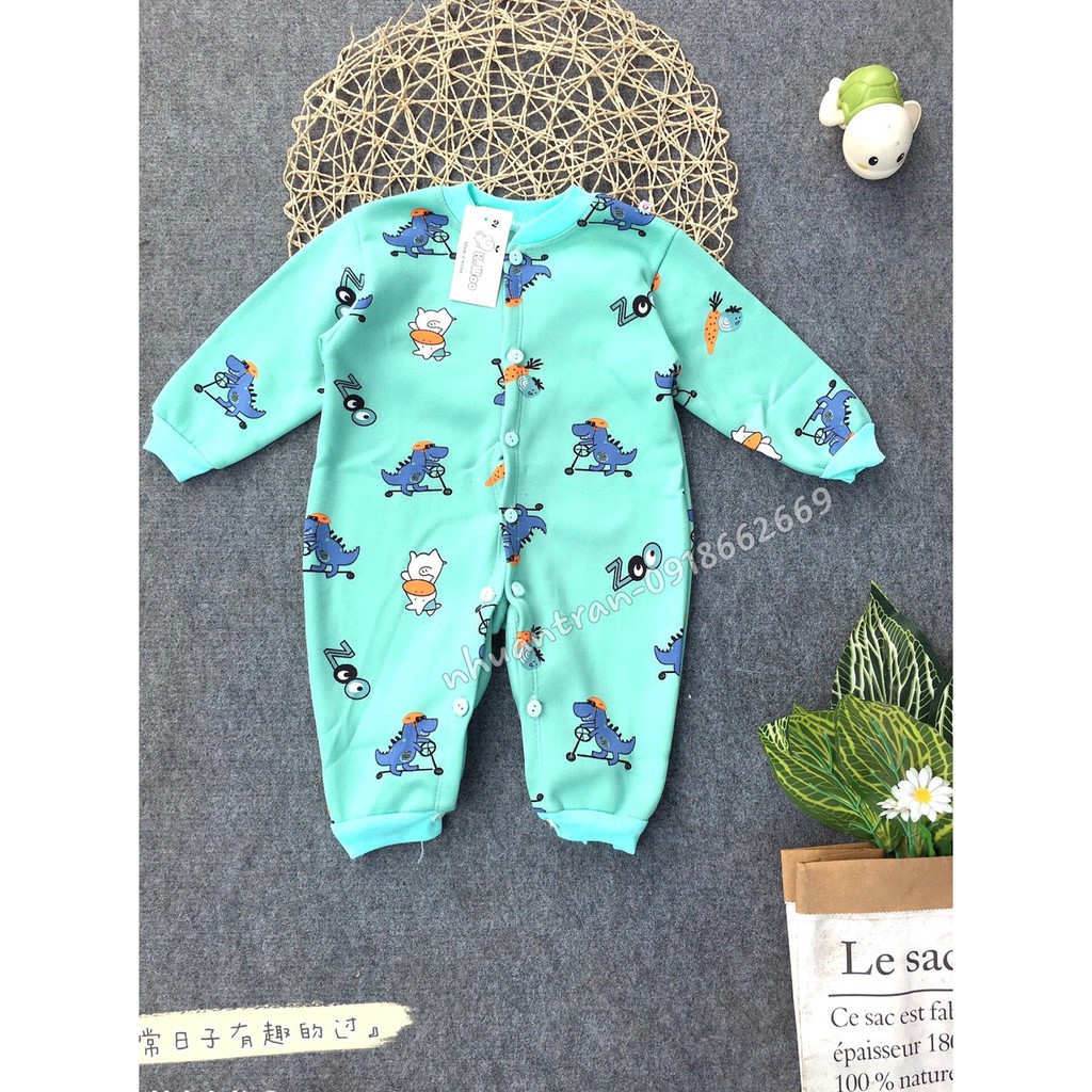 Body nỉ lót lông bé trai bé gái hàng loại 1, size từ 3- 14kg