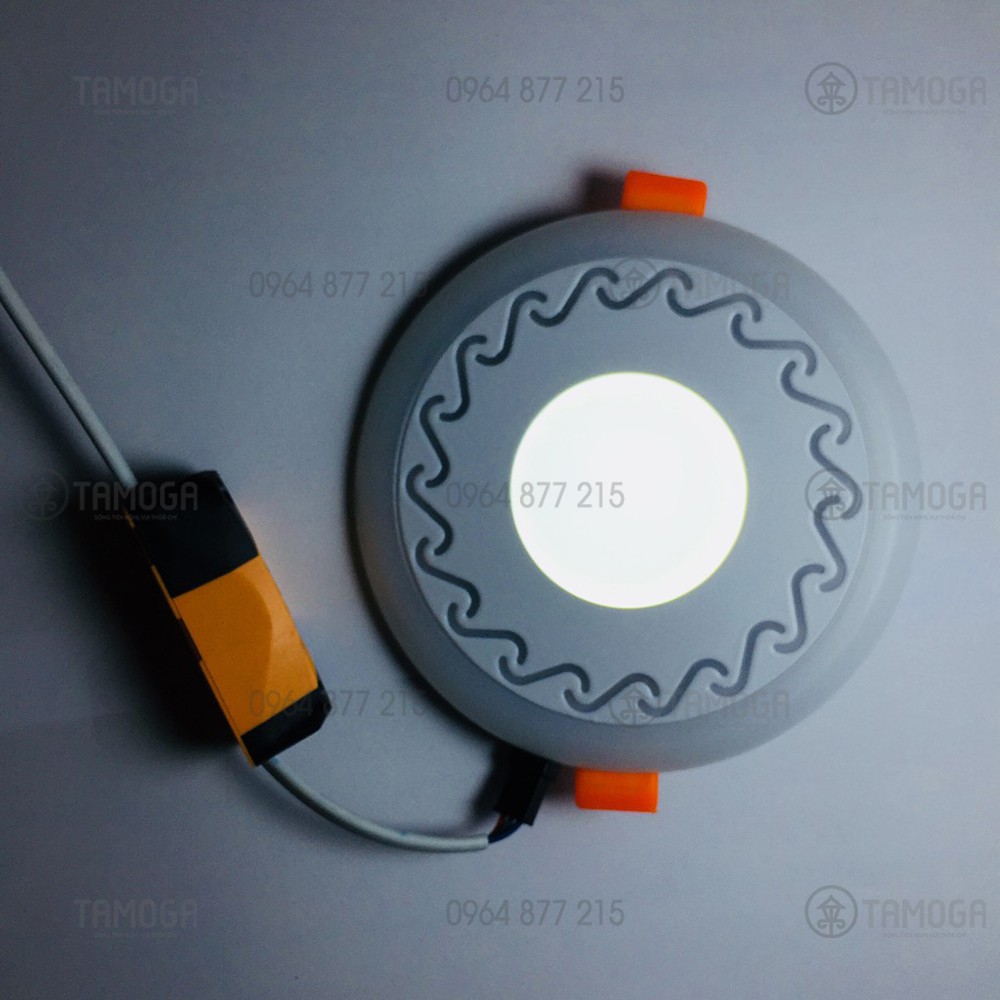 Đèn Led downlights âm trần SAKO 6w - Hồng, Xanh dương AT 11 TAMOGA | BigBuy360 - bigbuy360.vn