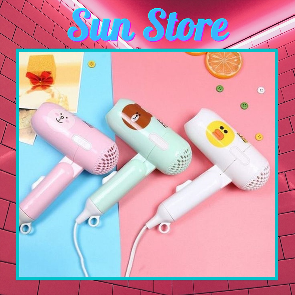Máy sấy tóc mini icon siêu cute hình thú nhỏ gọn du lịch - SunStoreVN