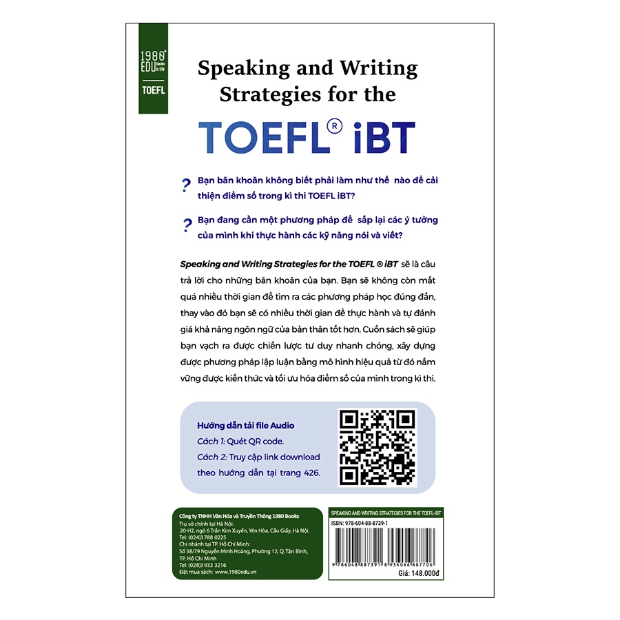 Sách - Speaking And Writing Strategies For The TOEFL- IBT