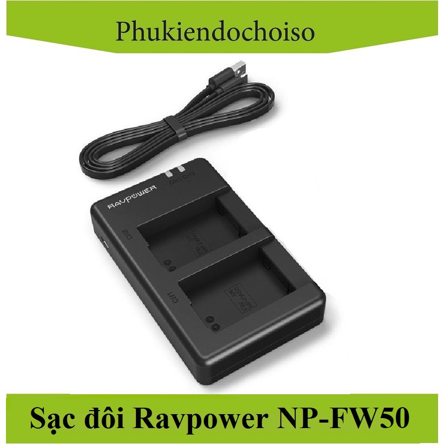 Sạc đôi RAVPOWER NP-FW50 (RP-PB056)