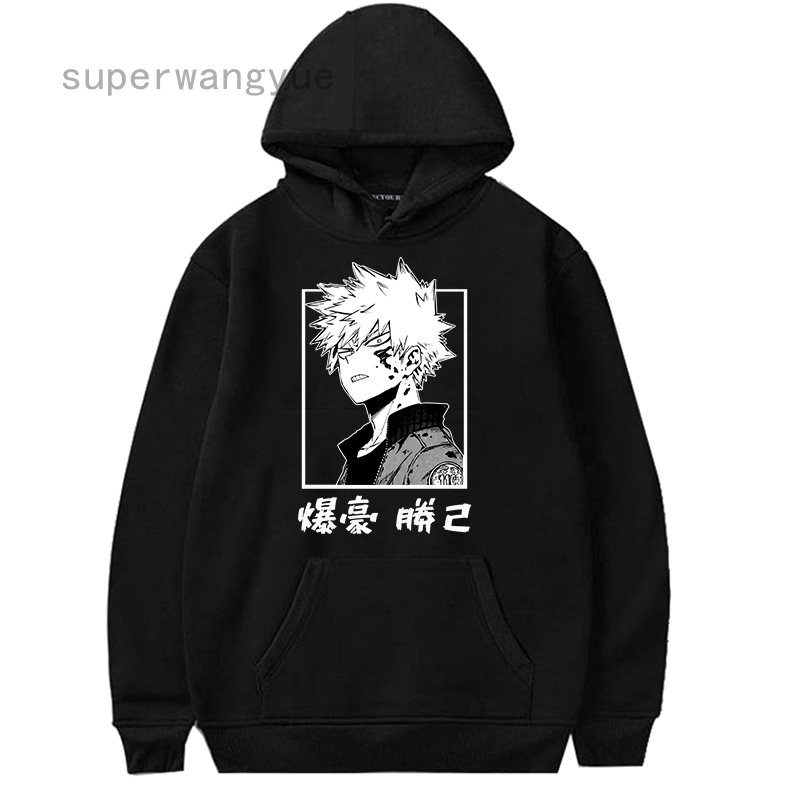 Áo Khoác Sweater Tay Dài In Hình Anime My Hero Academia 3