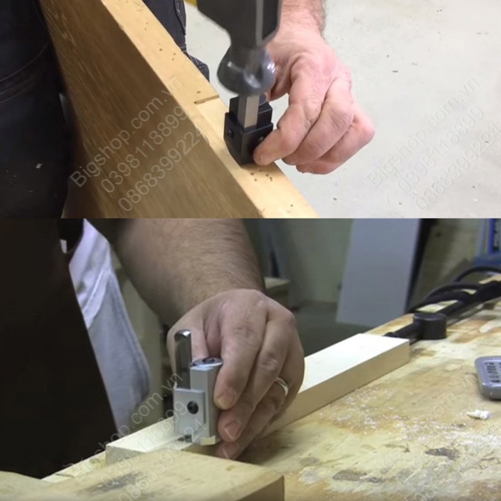 Dụng cụ đục lỗ góc vuông bản lề - Corner Chisel, làm bằng hợp kim chắc chắn