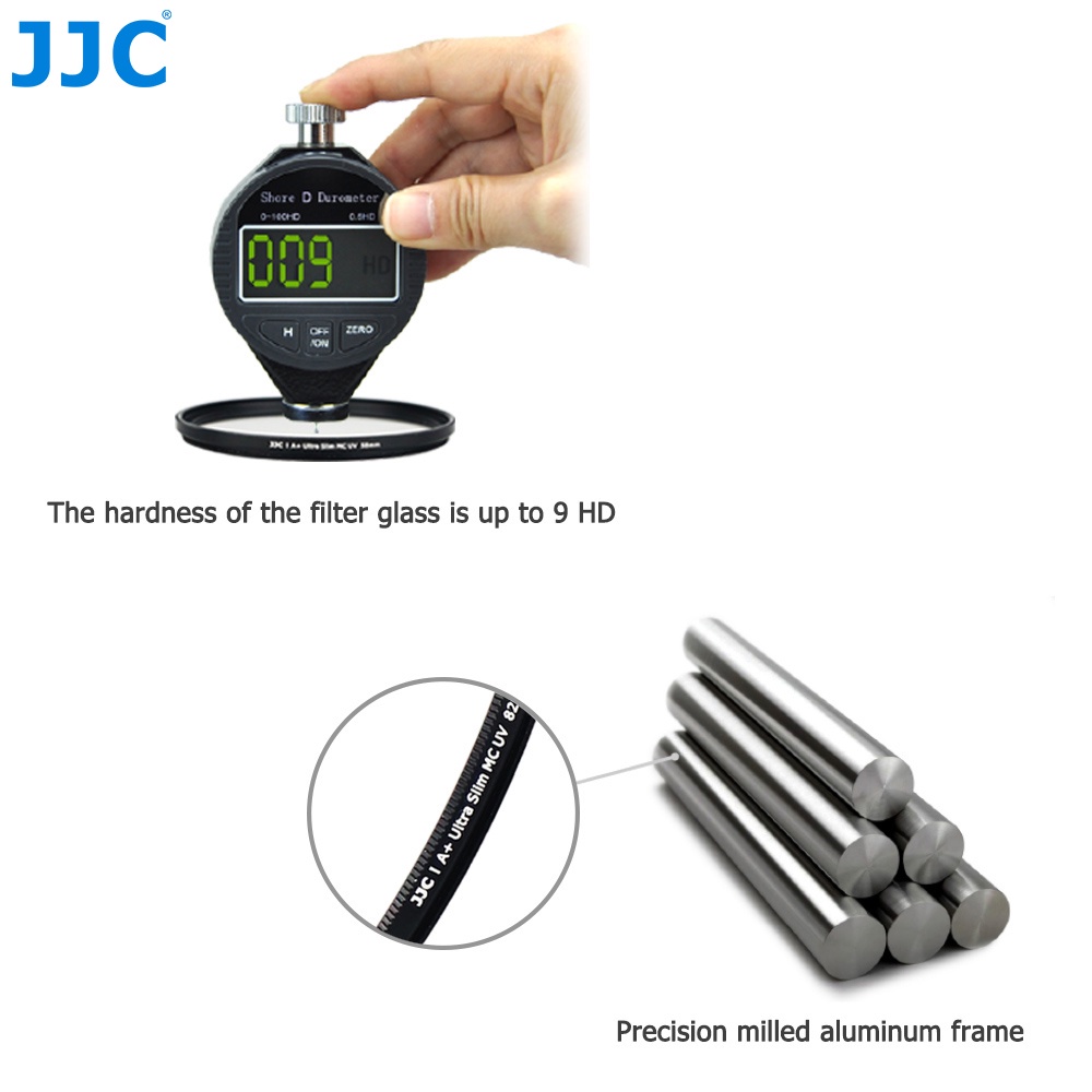 JJC A+ Bộ Lọc UV Siêu Mỏng , Bộ Lọc Bảo Vệ Ống Kính Phủ Nhiều Lớp Bằng Thủy Tinh Quang Học Nhật Bản Cho Ống Kính Máy Ảnh DSLR 37mm 40.5mm 43mm 46mm 49mm 52mm 55mm 58mm 62mm 67mm 72mm 77mm 82mm Bảo Vệ Ống Kính