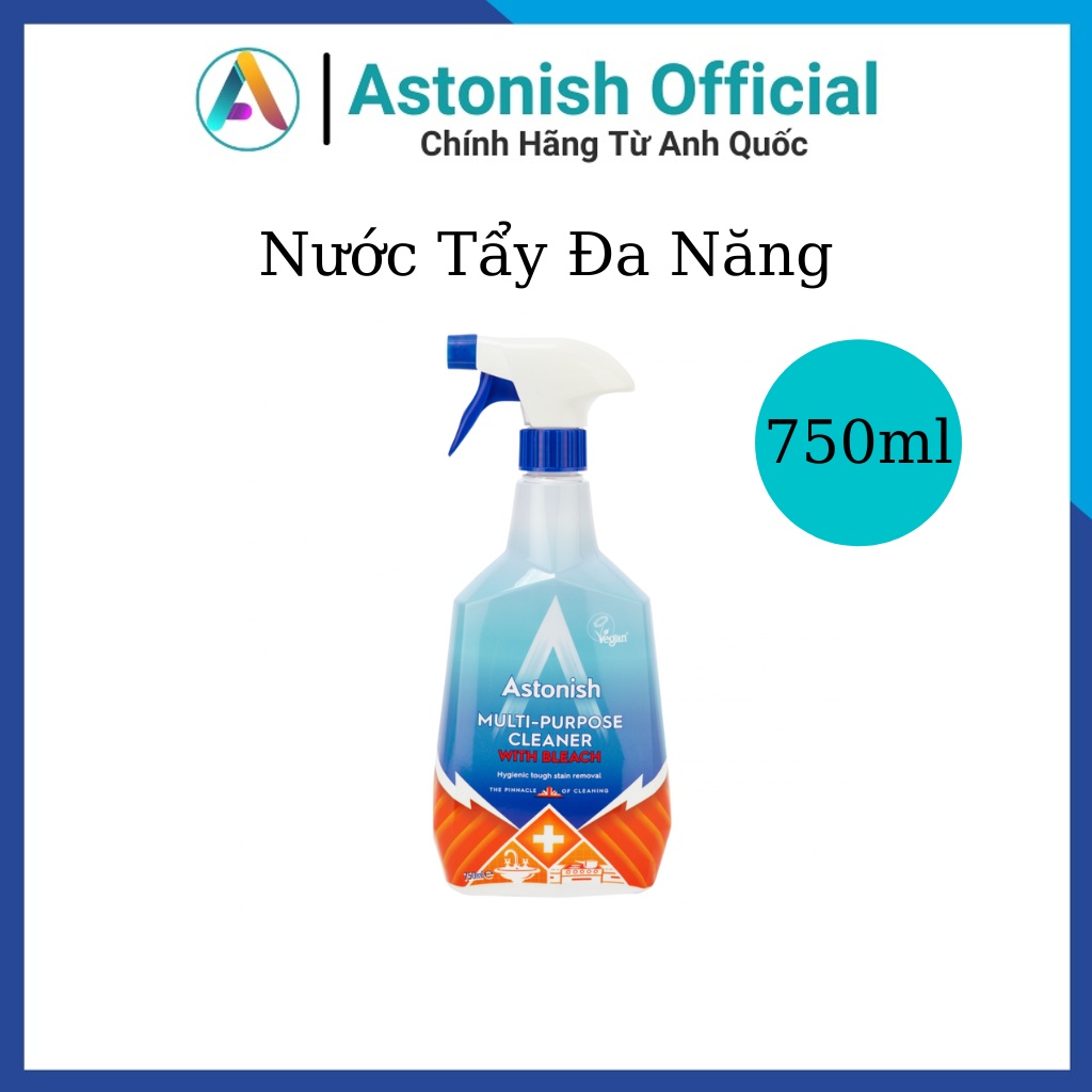 Tẩy đa năng ASTONISH vệ sinh nhà tắm nhà bếp nhà vệ sinh C1945