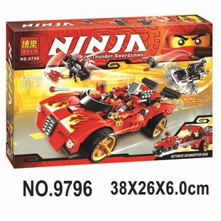 Lego Ninjago 9796 1 Ninja Charger Xếp hình Xe hơi chiến đấu của Kai