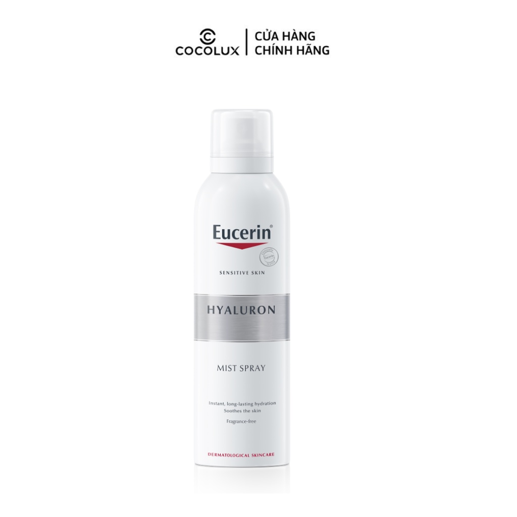 Xịt Dưỡng Ẩm Eucerin Cho Da Nhạy Cảm Hyaluron Mist Spray 150ml