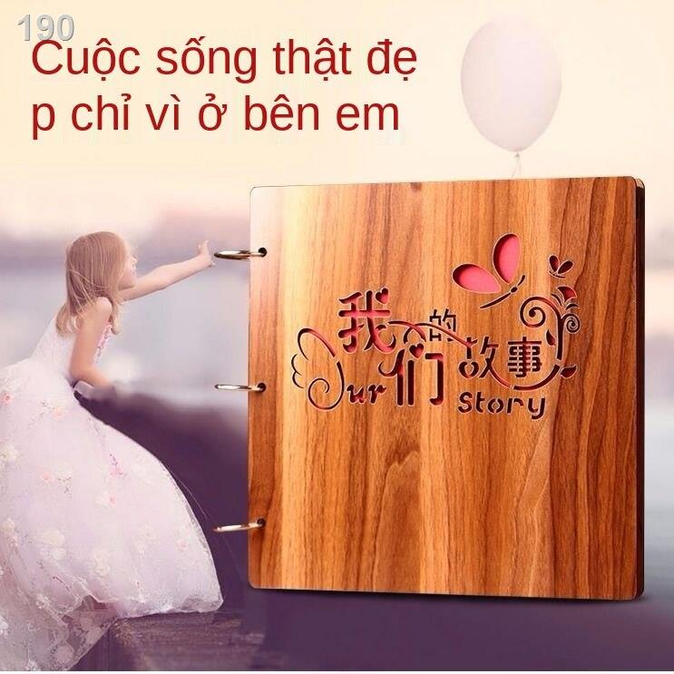 [Mới nhất ]Tự làm bằng gỗ album ảnh handmade dán quà tặng cặp đôi kỷ niệm sinh nhật bé bất ngờ tình yêu lãng mạn