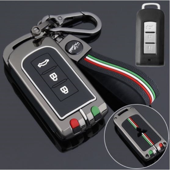 Ốp móc bảo vệ chìa khóa Mitsubishi Xpander Pajero Attrage Mirage Outlander Lancer Mirage