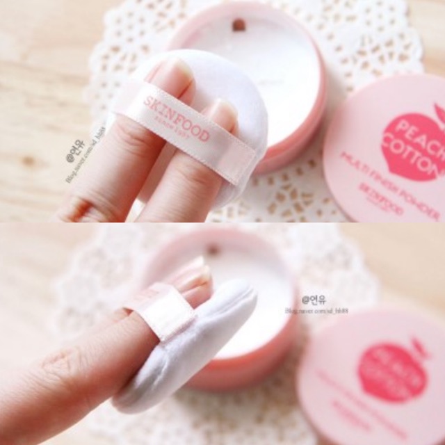 PHẤN PHỦ ĐÀO KIỀM DẦU SKINFOOD PEACH COTTON | BigBuy360 - bigbuy360.vn