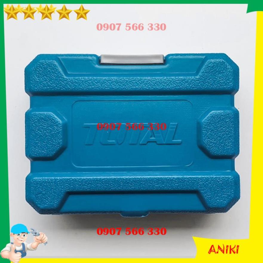 Bộ 14 đầu khẩu tiếp tuýp 1/4 3/8 1/2 inch loại E ngôi sao Total Ingco 1234