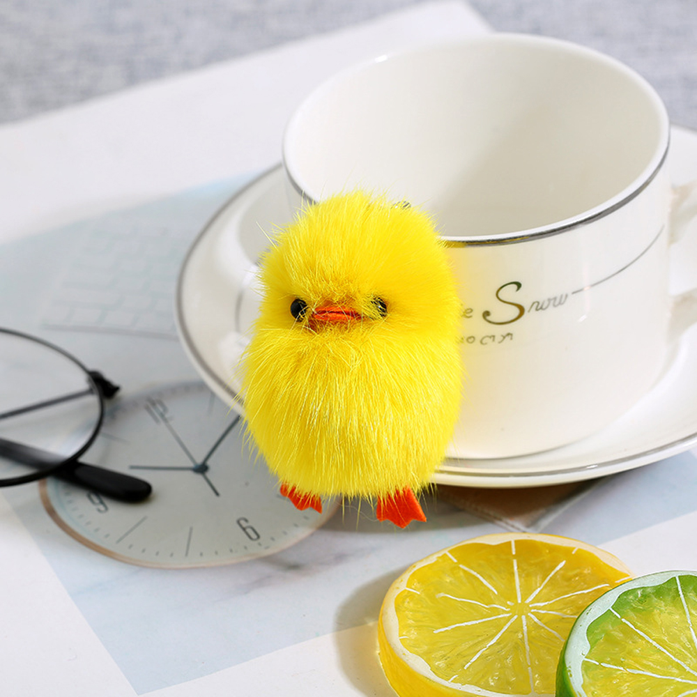 Móc khóa kiểu vịt con dễ thương